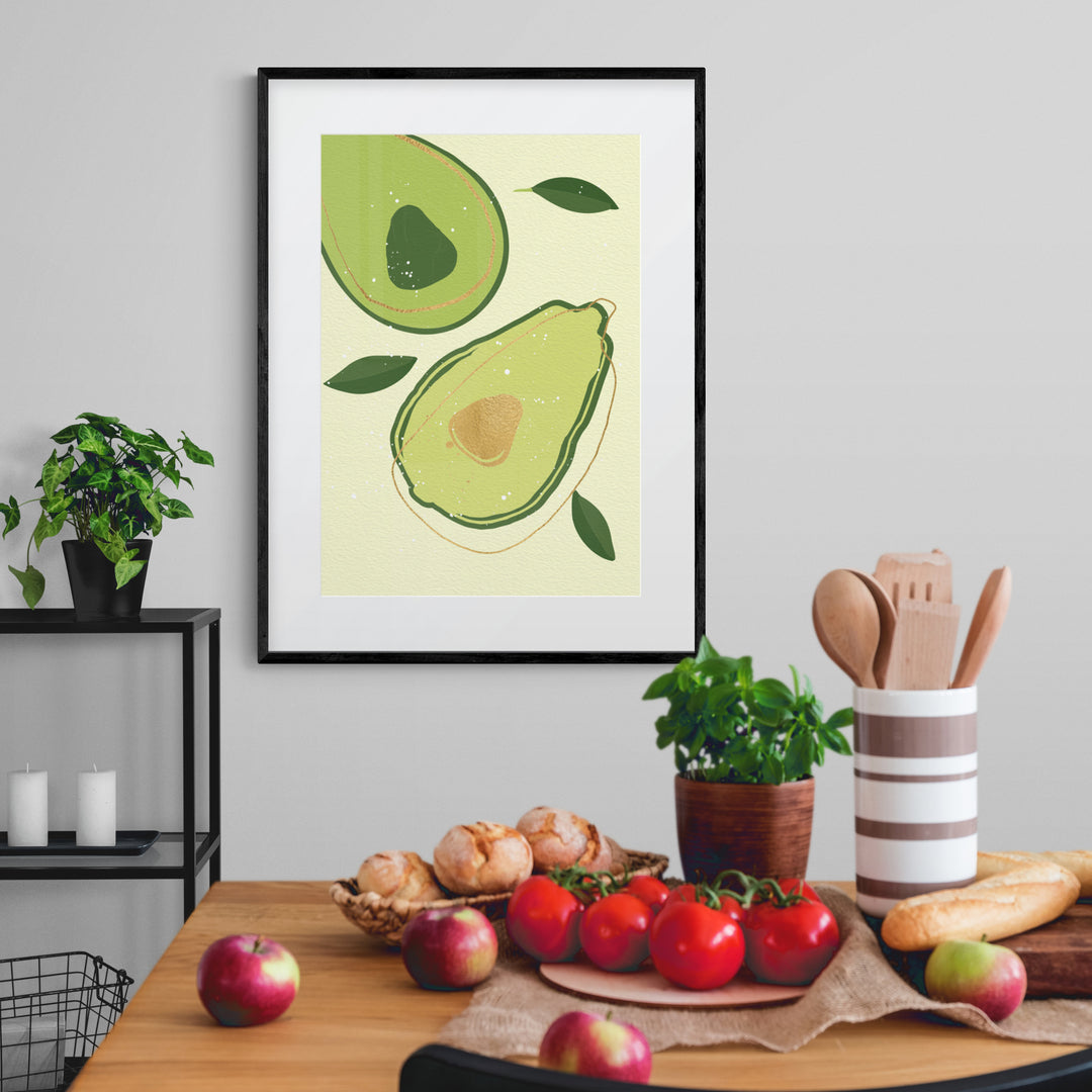 Wunderbar Avocado – Poster Gallery Art